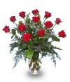 Vased Roses from our Flower Shop